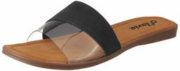 Flavia Women's Black Fashion Slippers-8 UK (40 EU) (9 US) (FL/246/BLK)