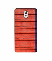 Amazon Brand - Solimo Designer Red and Purple Brick 3D Printed Hard Back Case Mobile Cover for Lenovo Vibe P1M