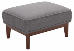 Stone & Beam Hillman Mid-Century Ottoman with Tapered Legs, 30