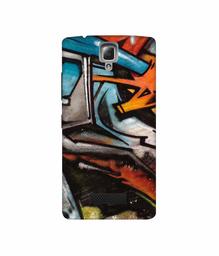 Amazon Brand - Solimo Designer Painting Texture 3D Printed Hard Back Case Mobile Cover for Lenovo A2010