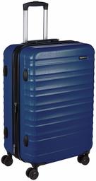 (Renewed) AmazonBasics Hardside Suitcase with Wheels, 24 (61 cm), Navy Blue