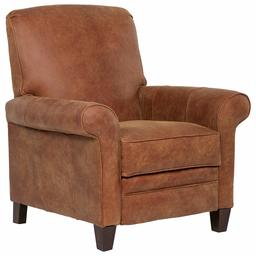 Amazon Brand – Stone & Beam Pinebrook Traditional Recliner, Leather, 39