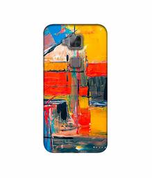 Amazon Brand - Solimo Designer Multicolor Squre Blocks 3D Printed Hard Back Case Mobile Cover for Huawei G8