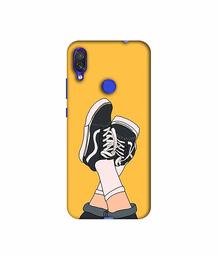 Amazon Brand - Solimo Designer Boy Shoes Pattern 3D Printed Hard Back Case Mobile Cover for Xiaomi Redmi Note 7 Pro