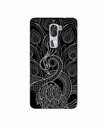 Amazon Brand - Solimo Designer Peacock Feather Pattern 3D Printed Hard Back Case Mobile Cover for Coolpad Cool1 Dual