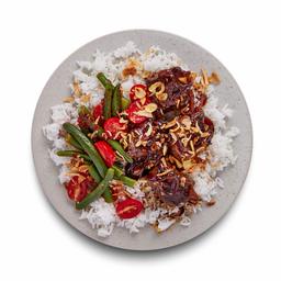 Amazon Meal Kits, Shaking Beef Stir-Fry with Chile & Garlic Green Beans