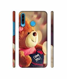 Amazon Brand - Solimo Designer Teddy Bear 3D Printed Hard Back Case Mobile Cover for Huawei P30 Lite