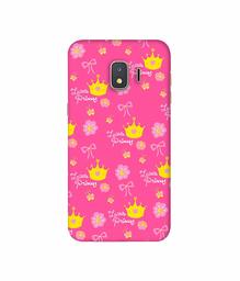 Amazon Brand - Solimo Designer Little Princess Pattern 3D Printed Hard Back Case Mobile Cover for Samsung Galaxy J2 Core