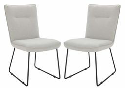 Amazon Brand – Rivet Logan Mid-Century Modern Dining Chair, Set of 2, 20.1