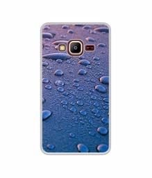 Amazon Brand - Solimo Designer Water Drops UV Printed Soft Back Case Mobile Cover for Samsung Z2