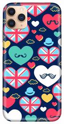 Amazon Brand - Solimo Designer Heart Pattern Design 3D Printed Hard Back Case Mobile Cover for Apple iPhone 11 Pro