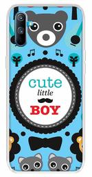 Amazon Brand - Solimo Designer Multicolor Cute Little Boy Blue Pattern Printed Soft Back Case Mobile Cover for Realme C3