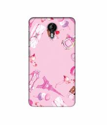 Amazon Brand - Solimo Designer Ladies Accessories 3D Printed Hard Back Case Mobile Cover for Micromax Canvas Nitro 4G E455