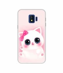 Amazon Brand - Solimo Designer Babby Kitty UV Printed Soft Back Case Mobile Cover for Samsung Galaxy J2 Core