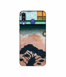 Amazon Brand - Solimo Designer Tree Painting 3D Printed Hard Back Case Mobile Cover for Samsung Galaxy M21