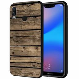 Amazon Brand - Solimo Designer Wooden Texture Printed Hard Back Case Mobile Cover for Huawei Nova 3i (D204)