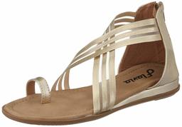 Flavia Women's Gold Fashion Sandals-8 UK (40 EU) (9 US) (FL/238/GLD)