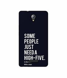 Amazon Brand - Solimo Designer High-Five 3D Printed Hard Back Case Mobile Cover for Micromax Canvas Pace 4G Q416