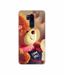 Amazon Brand - Solimo Designer Teddy Bear 3D Printed Hard Back Case Mobile Cover for LG G7 ThinQ