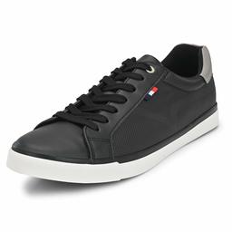 Klepe Men's Black Vulcansied PU Sneakers-6 UK (40 EU) (7 US) (0707G/BLK)