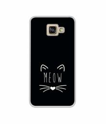 Amazon Brand - Solimo Designer Meow UV Printed Soft Back Case Mobile Cover for Samsung Galaxy A5 (2016)