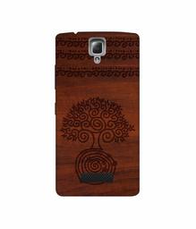 Amazon Brand - Solimo Designer Engraved Patten 3D Printed Hard Back Case Mobile Cover for Lenovo A2010