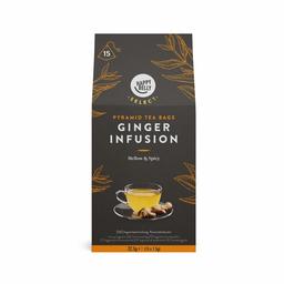 Marque Amazon - Happy Belly Select - Sachets de tisane au gingembre, 4 x 15 pyramides