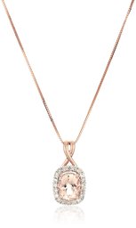 Amazon Collection 14 quilates oro rosa H-I diamante morganita