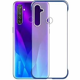 Amazon Brand - Solimo Mobile Cover (Transparent Hard Back & Slim) for Mi Redmi Note 8 (Blue)