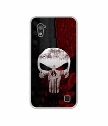 Amazon Brand - Solimo Designer Punisher Skull UV Printed Soft Back Case Mobile Cover for Infocus M370i