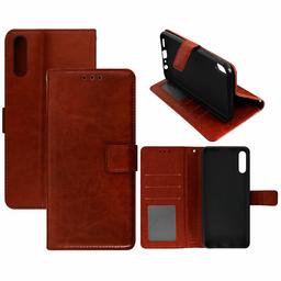 Amazon Brand - Solimo Flip Leather Mobile Cover (Soft & Flexible Back case) for Vivo S1 / Vivo Z1x (Brown)