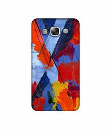 Amazon Brand - Solimo Designer X Multicolor Texture 3D Printed Hard Back Case Mobile Cover for Samsung Galaxy E5