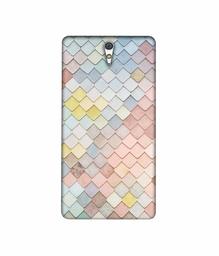 Amazon Brand - Solimo Designer Small Squre Texture 3D Printed Hard Back Case Mobile Cover for Sony Xperia C5 Ultra Dual