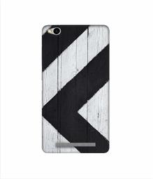 Amazon Brand - Solimo Designer Black Paint Texture on Wood 3D Printed Hard Back Case Mobile Cover for Xiaomi Redmi 3S