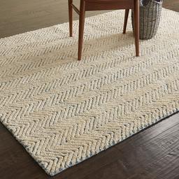 Amazon Brand – Rivet Contemporary Chevron Area Rug, 5' 9