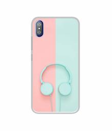 Amazon Brand - Solimo Designer Head Phone UV Printed Soft Back Case Mobile Cover for i Kall K8