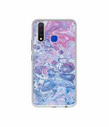 Amazon Brand - Solimo Designer Oil Paint on Marble UV Printed Soft Back Case Mobile Cover for Vivo U20