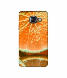 Amazon Brand - Solimo Designer Orange Slice 3D Printed Hard Back Case Mobile Cover for Samsung Galaxy A3 (2016)