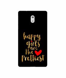 Amazon Brand - Solimo Designer Happy Girls are The Prettiest UV Printed Soft Back Case Mobile Cover for Nokia 3