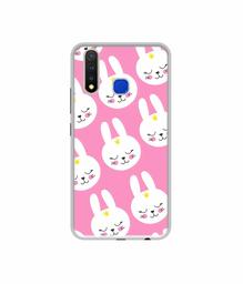 Amazon Brand - Solimo Designer Rabbit Pattern UV Printed Soft Back Case Mobile Cover for Vivo U20