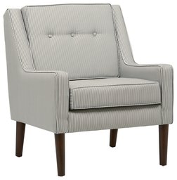 Amazon Brand – Stone & Beam Modern Sweeping Arm Accent Chair, 28