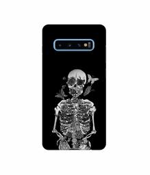 Amazon Brand - Solimo Designer Skeletan 3D Printed Hard Back Case Mobile Cover for Samsung Galaxy S10 Plus