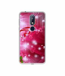 Amazon Brand - Solimo Designer Love UV Printed Soft Back Case Mobile Cover for Nokia 7.1