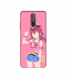 Amazon Brand - Solimo Designer Rock Lady Vector 3D Printed Hard Back Case Mobile Cover for Poco X2 / Mi Redmi K30