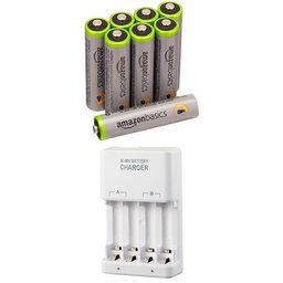 Amazon Basic High Capacity Rechargeable NiMH AAA Batteries