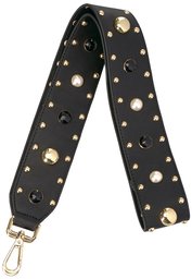 Amazon Brand - The Fix Emily Guitar-Style Bag Strap Wallet, Studded Black Multi, One Size