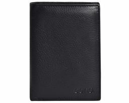 Eono par Amazon Portefeuille en Cuir pour Hommes et Femmes - Design Plat avec Fonction de Protection Contre la Lecture RFID (Nappa Noir)…