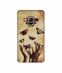 Amazon Brand - Solimo Designer Butterflies 3D Printed Hard Back Case Mobile Cover for Samsung Z2