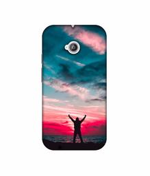 Amazon Brand - Solimo Designer Nature Painting 3D Printed Hard Back Case Mobile Cover for Motorola Moto E 2nd Generation