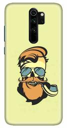 Amazon Brand - Solimo Designer Beard Man 3D Printed Hard Back Case Mobile Cover for Xiaomi Redmi Note 8 Pro